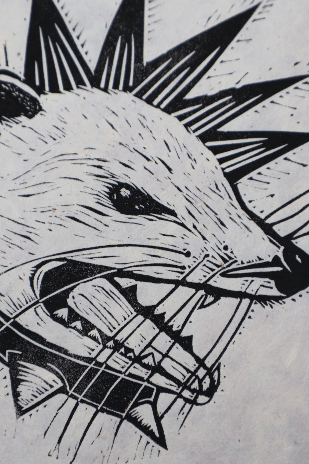 “Desde Siempre” Linocut Print