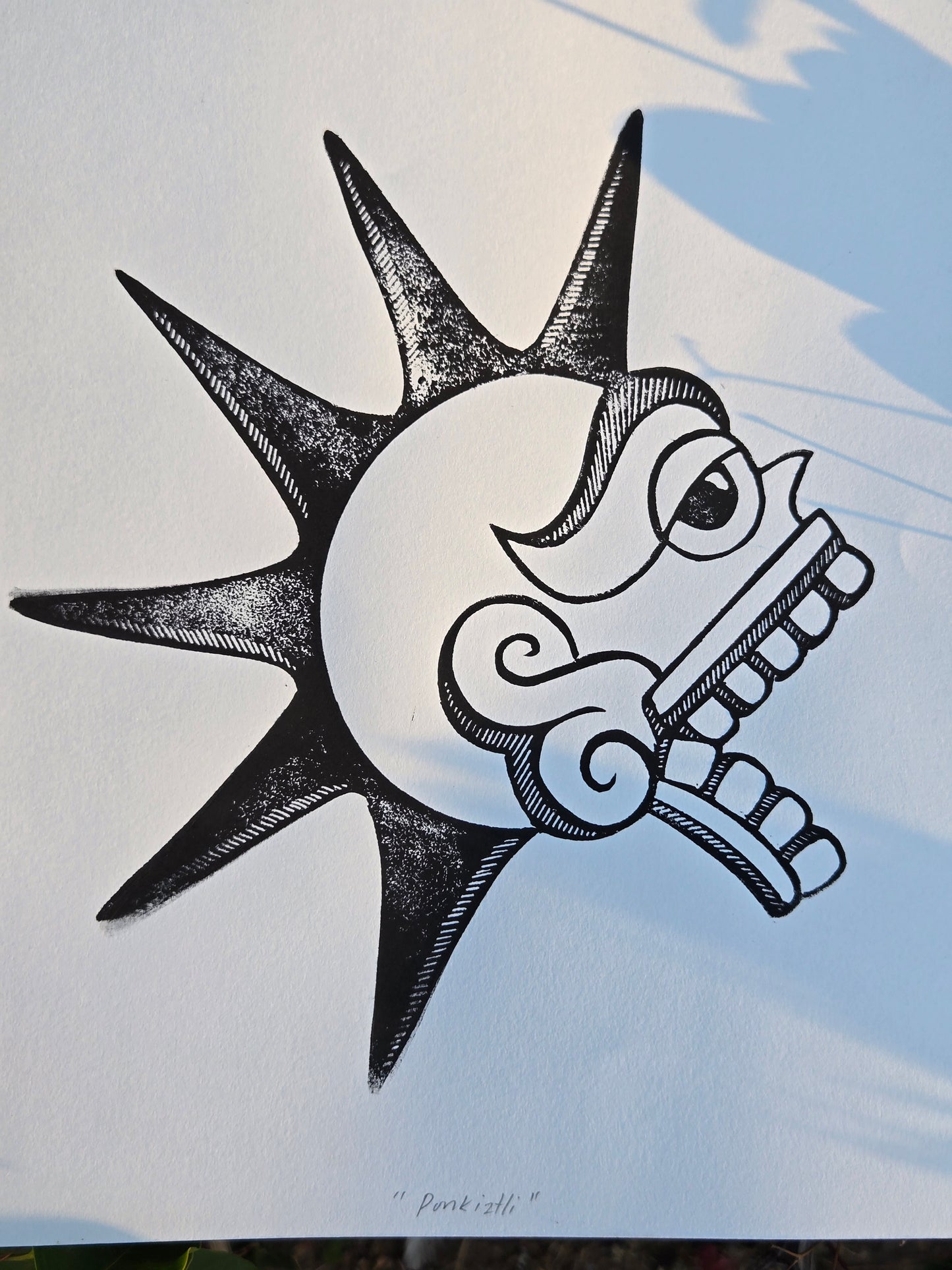 Punkiztli Linocut