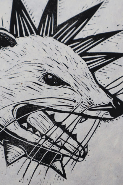 “Desde Siempre” Linocut Print
