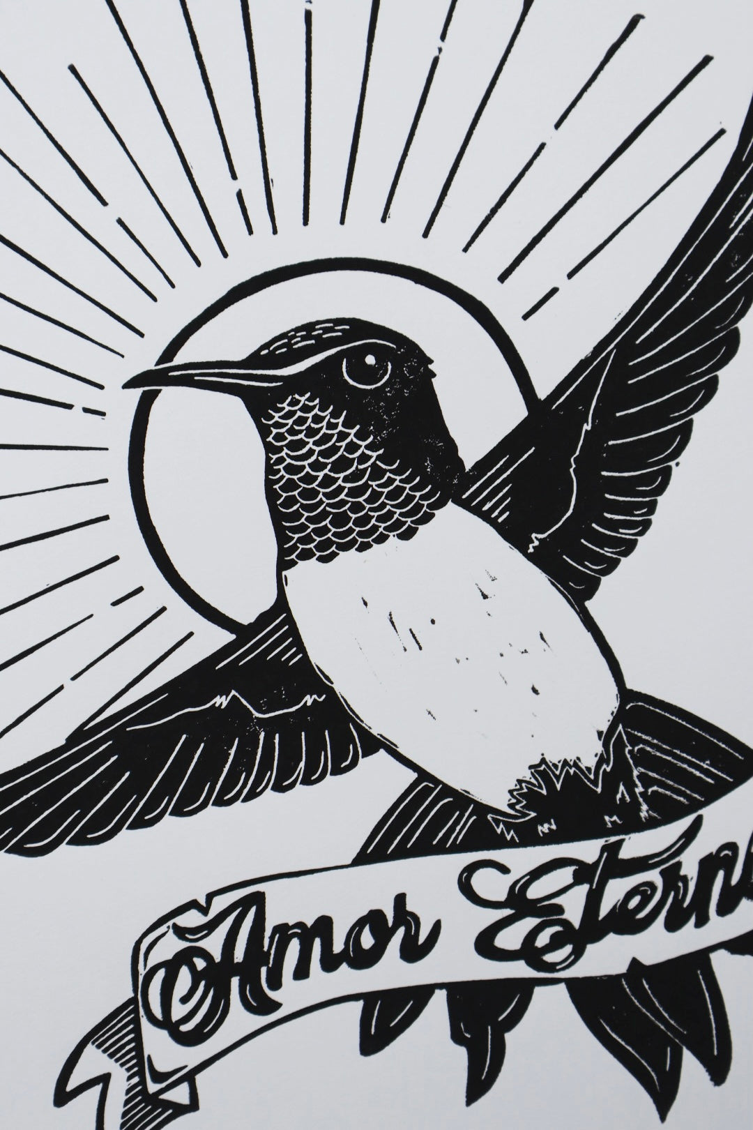 “Amor Eterno” Linocut Print