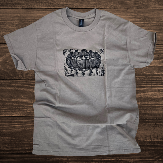 Zapatistas Linocut print T-shirt