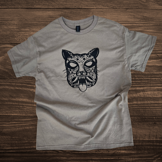 El Tecuan linocut print T-shirt