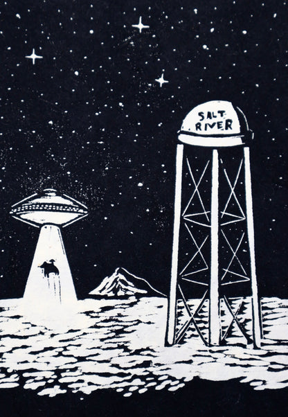 “Lights in the Rez” Linocut Print