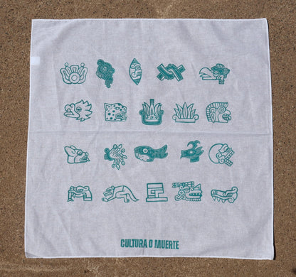 Tonalpohualli Handprinted Bandana