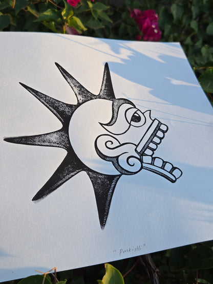 Punkiztli Linocut