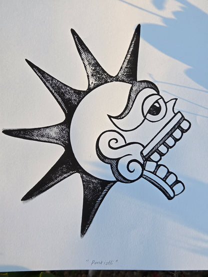 Punkiztli Linocut